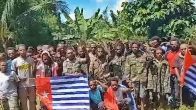 Peringati 1 Juli Hari Proklamasi Kemerdekaan Papua Barat, KSAU Komando Operasi  Wiyai, Rayakan Upacara Singkat Ditintai 4 Poin  Pernyataan Sikap.