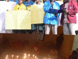 Peringati Tragedi 8 Desember 2014 Paniai Berdarah, KWKP Manokwari, Gelar Pemasangan 1000 Lilin, di Tandai 9 Tuntutan, ini Isinya!